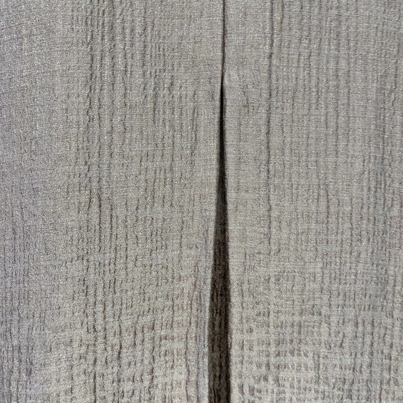 Eileen Fisher Silk Jacket Small Longline Open Front Rose Gold Copper Lined B80 - Picture 13 of 16